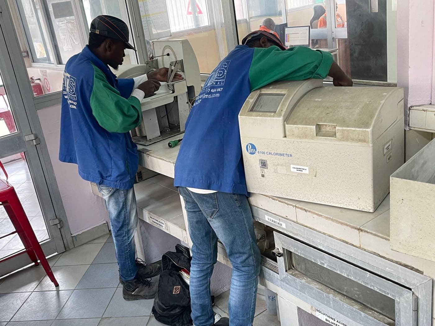 Calorimeter service at the customer's site