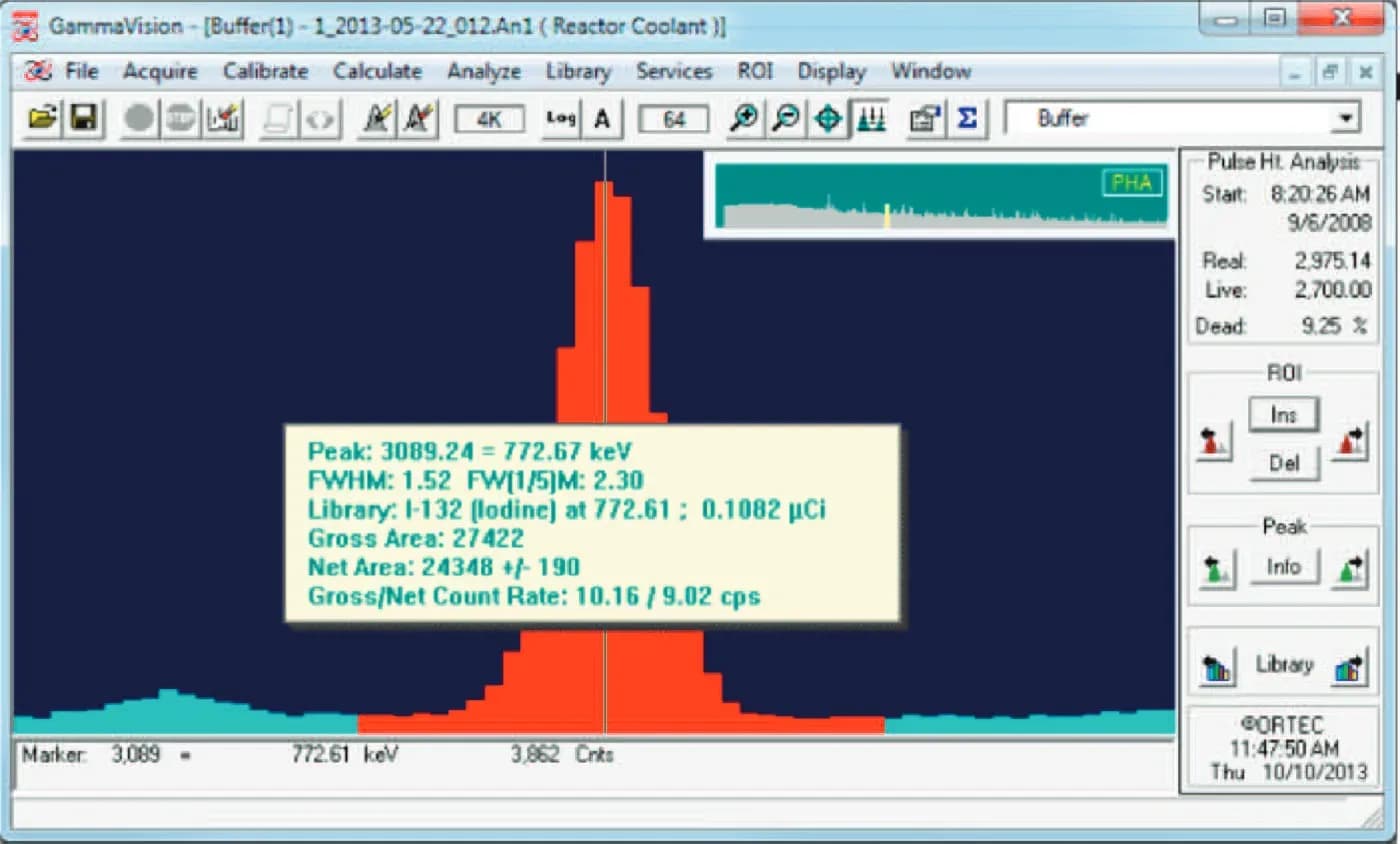 Logiciel de spectrométrie GammaVision V8 - Image 1