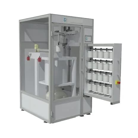 Passeur d'échantillons pour spectrométrie Gamma