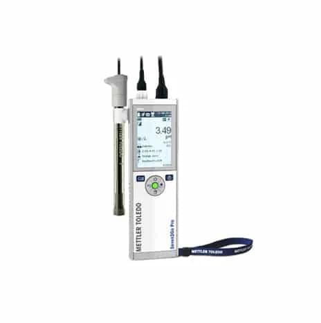 Instrument portable de mesure de pH/mV et d'ions